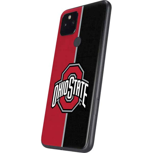 Ohio State University OSU Buckeyes Split Google Pixel 4a 5G Skin